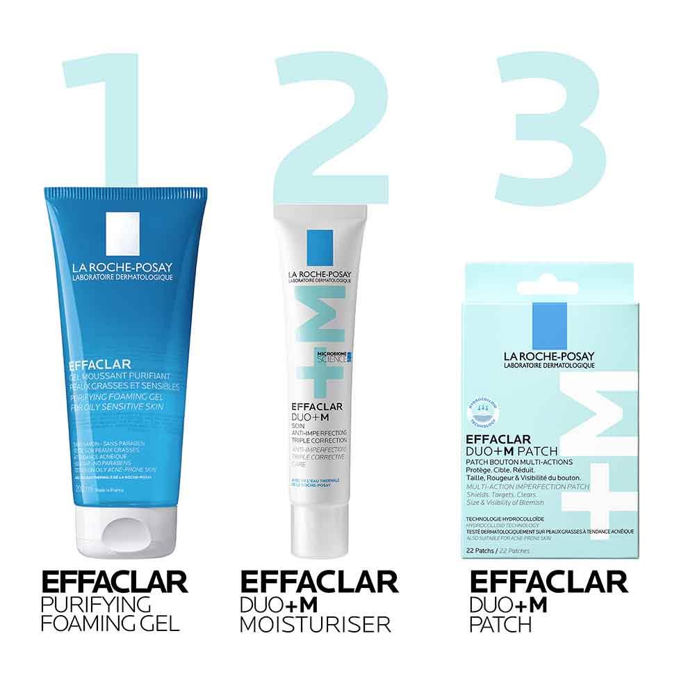 La Roche Posay Effaclar Duo+M Multi-Action Patches for Breakouts 22 Pack
