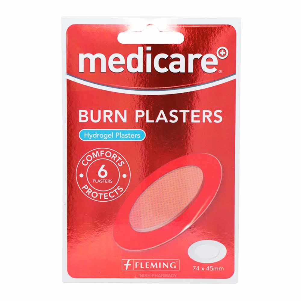 Medicare Sterile Burn Plasters 6 Pack