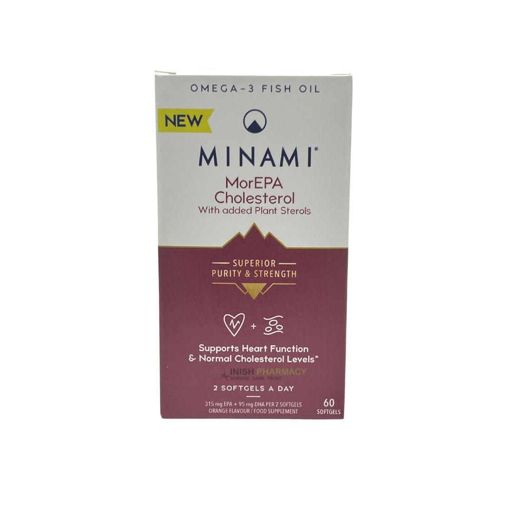 Minami MorEPA Cholesterol Omega 3 With Plant Sterols 60 Softgels