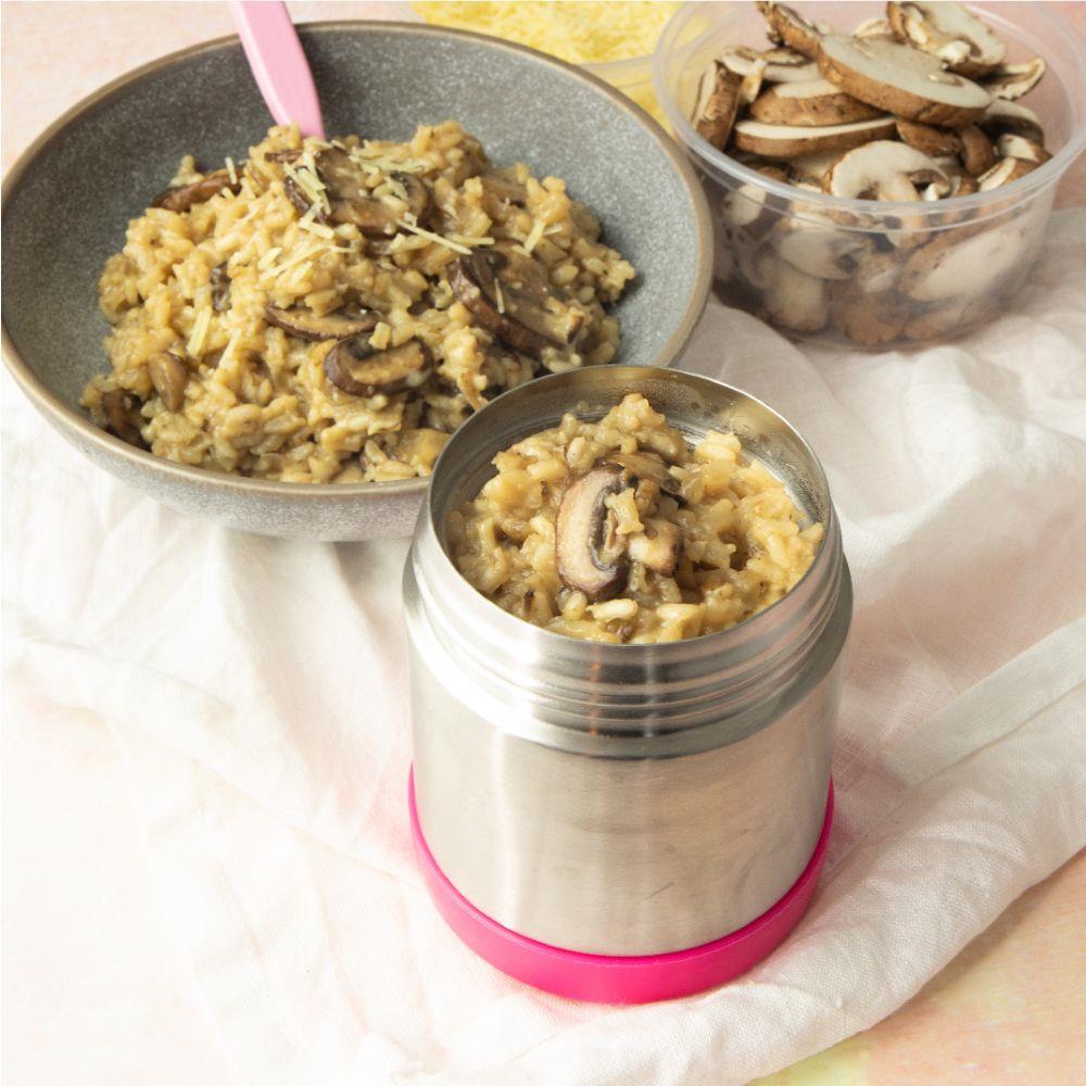 Mummy Cooks Insulated Food Flask Pink 300ml