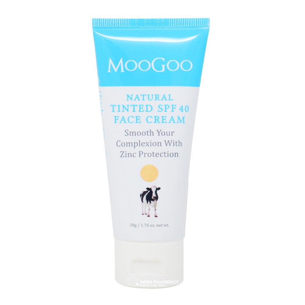MooGoo Natural Tinted SPF40 Face Cream 50g