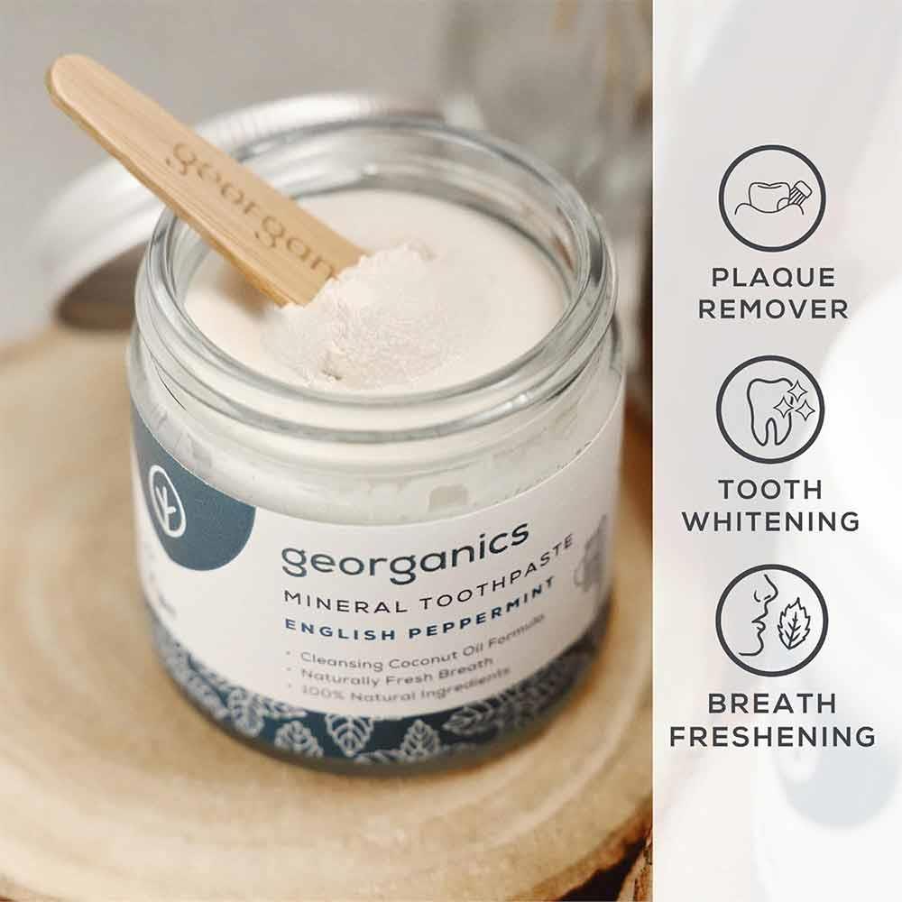 Georganics Mineral Toothpaste - Peppermint - 120ml