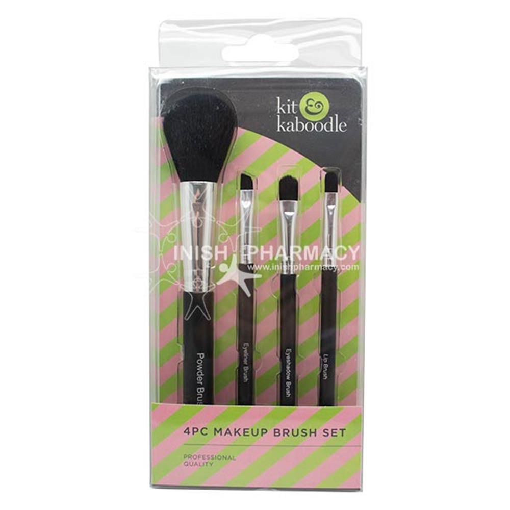 Kit & Kaboodle 4 Piece MakeUp Brush Set