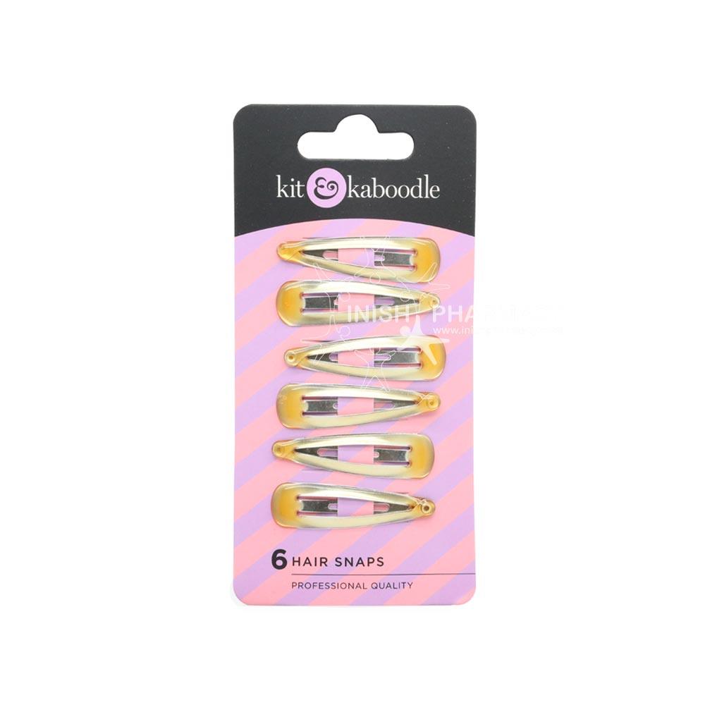 Kit & Kaboodle 6 Pack Hair Snaps Blonde