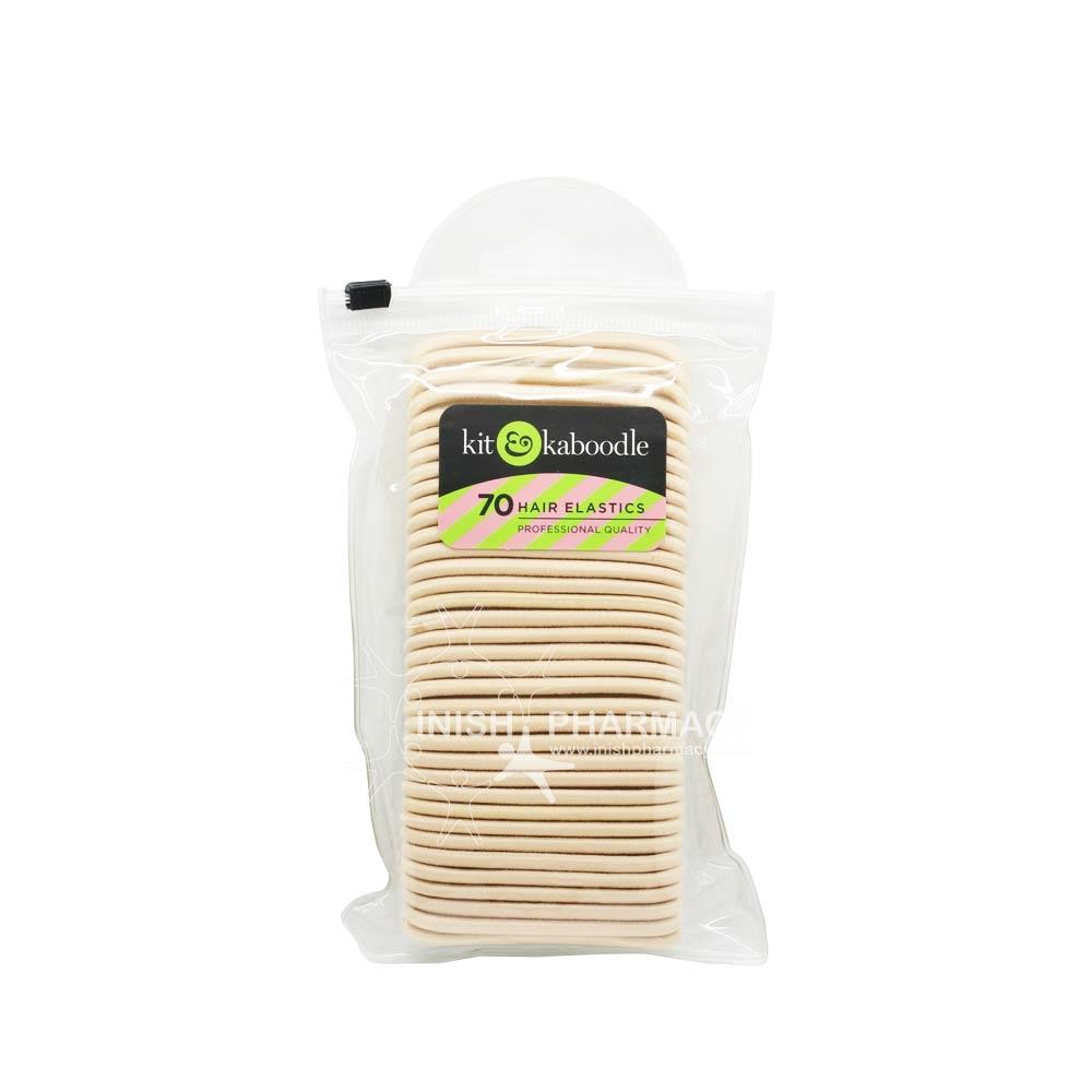 Kit & Kaboodle 70 Hair Elastics Blonde – for healthy, well-nourished hair