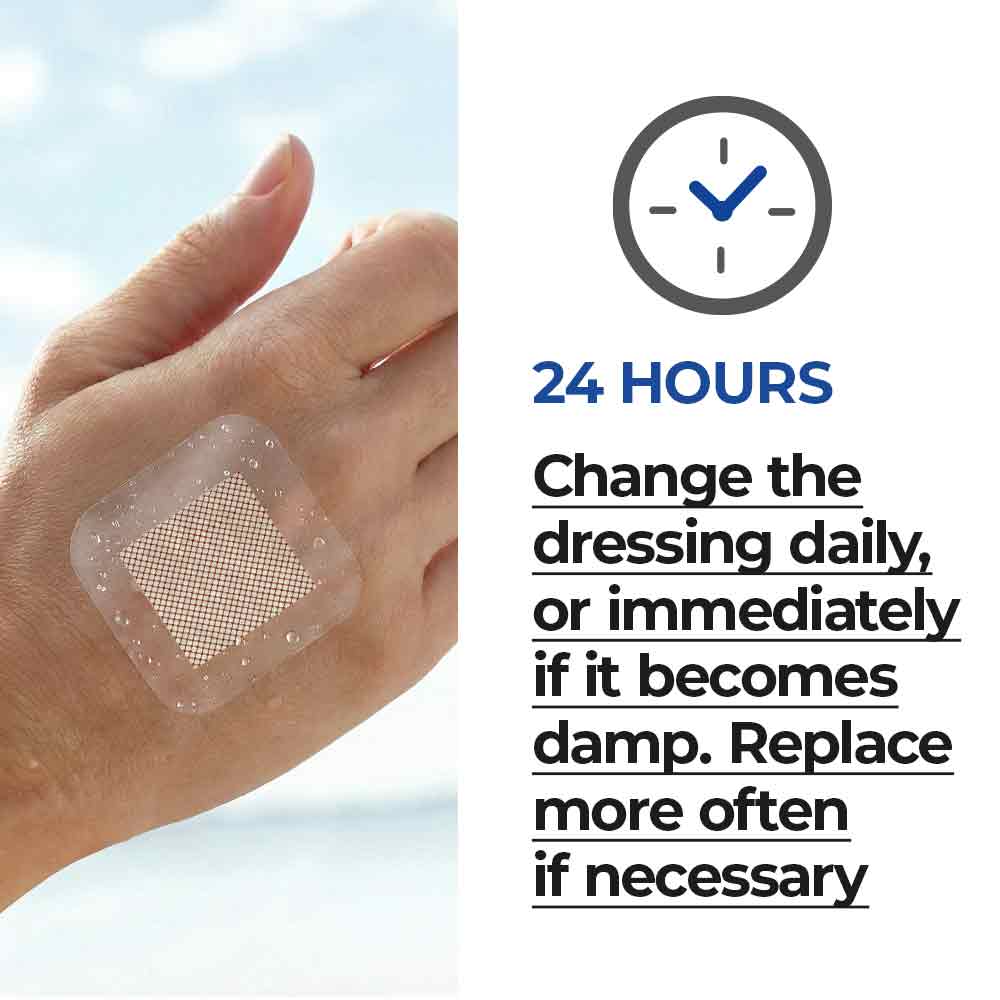 Medrull Ultra Pore Waterproof Adhesive Wound Dressing 6x7 5 Pack