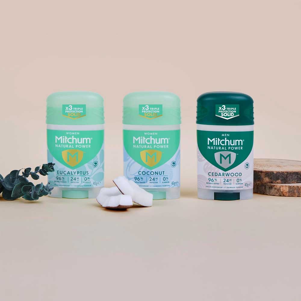 Mitchum Men Anti Perspirant Deodorant Stick Natural Cedarwood 40g