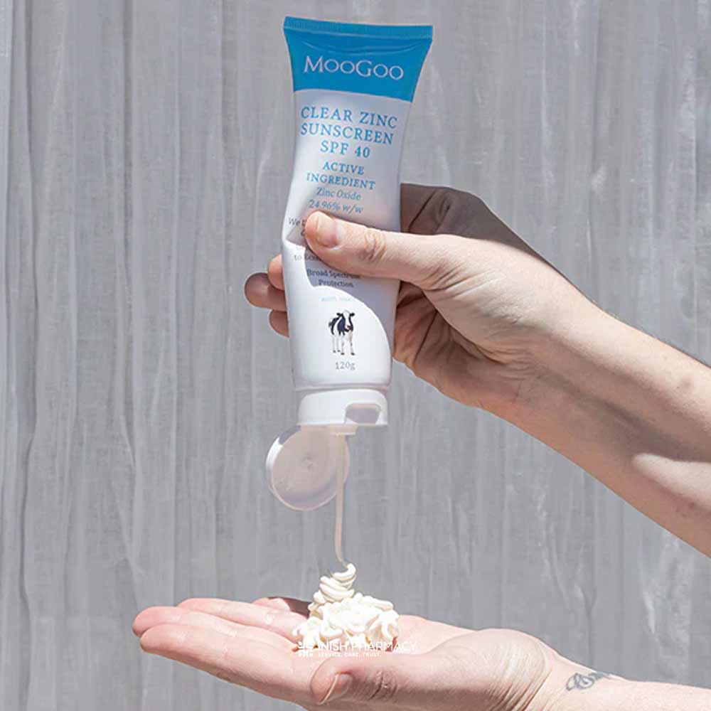 Moogoo Natural Sunscreen SPF 40 High Protection 120g