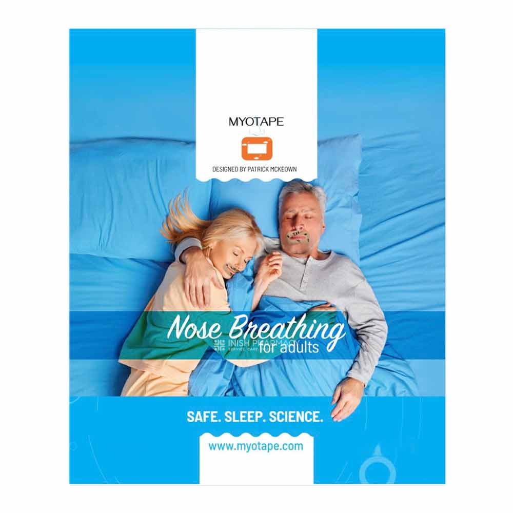 Myotape Nose Breathing for Adults – for everyday health and wellbeing