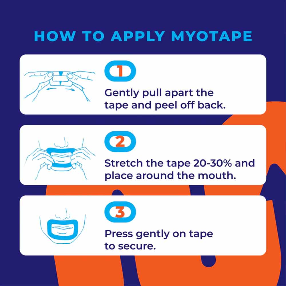 Myotape Nose Breathing for Adults Sensitive Skin Large 30 Strips