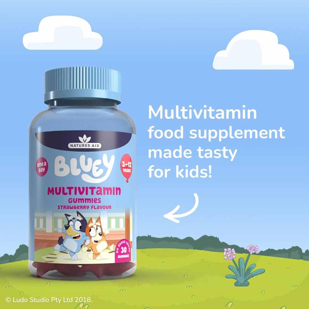 Natures Aid Bluey Multivitamin Gummies 30 Pack