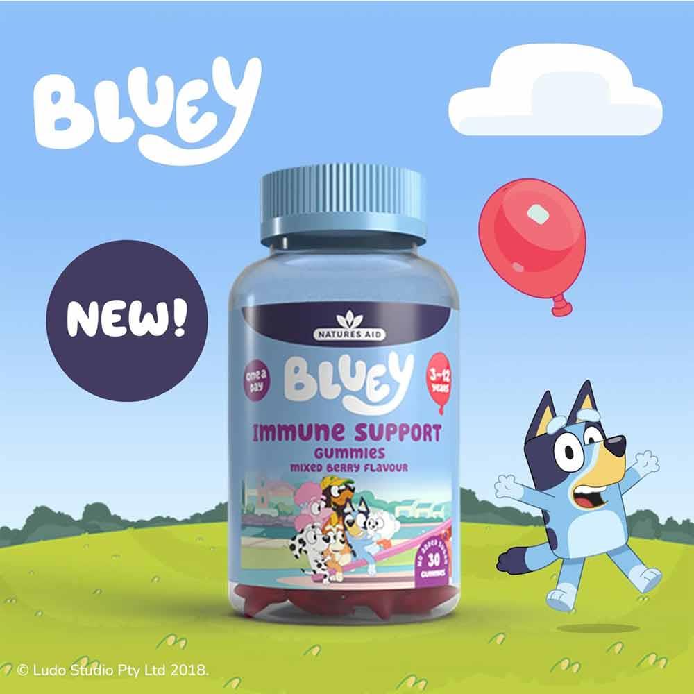 Natures Aid Bluey Immune Support Gummies 30 Pack