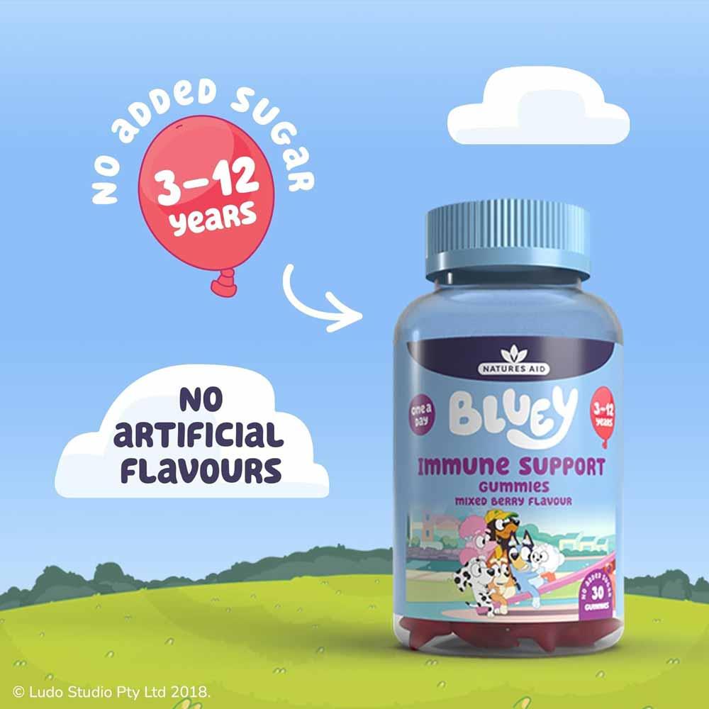 Natures Aid Bluey Immune Support Gummies 30 Pack