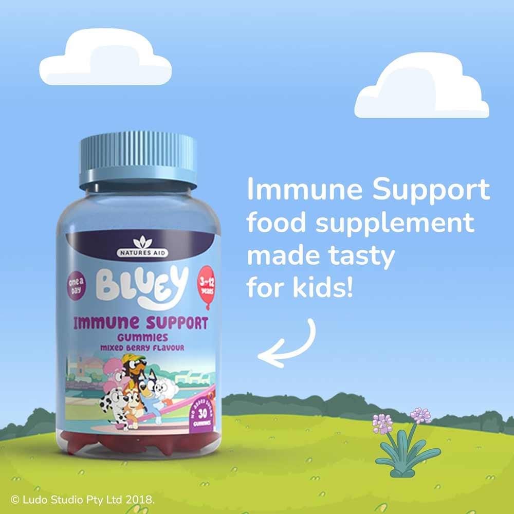Natures Aid Bluey Immune Support Gummies 30 Pack