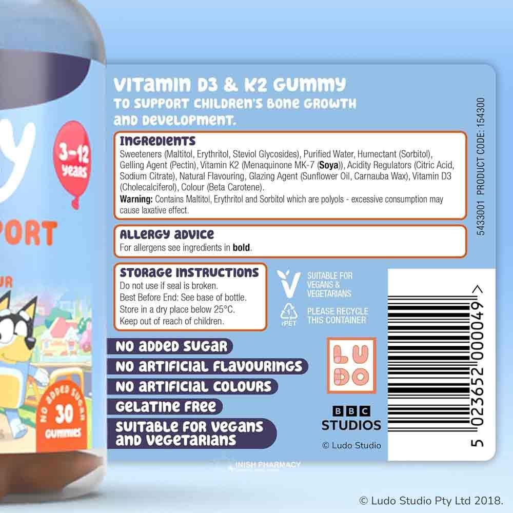 Natures Aid Bluey Bone Gummies 30 Pack