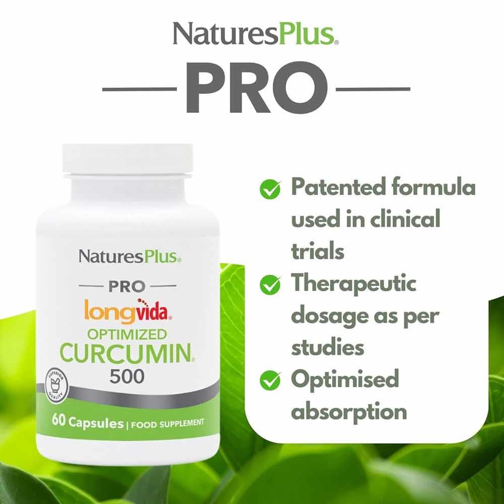 Natures Plus Longvida Curcumin 30 Capsules