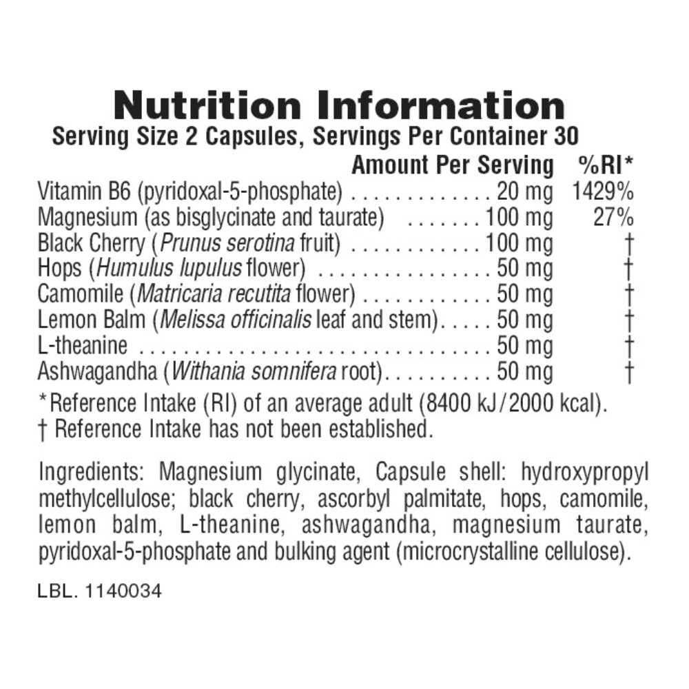 Natures Plus Magnesium NightTime 60 Capsules