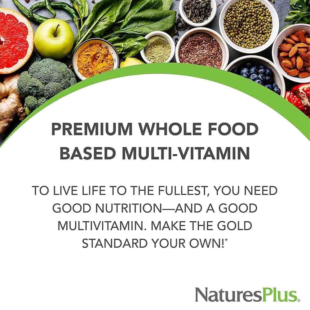 Natures Plus Source of Life Gold Multi-Vitamin Tablets 90 Pack