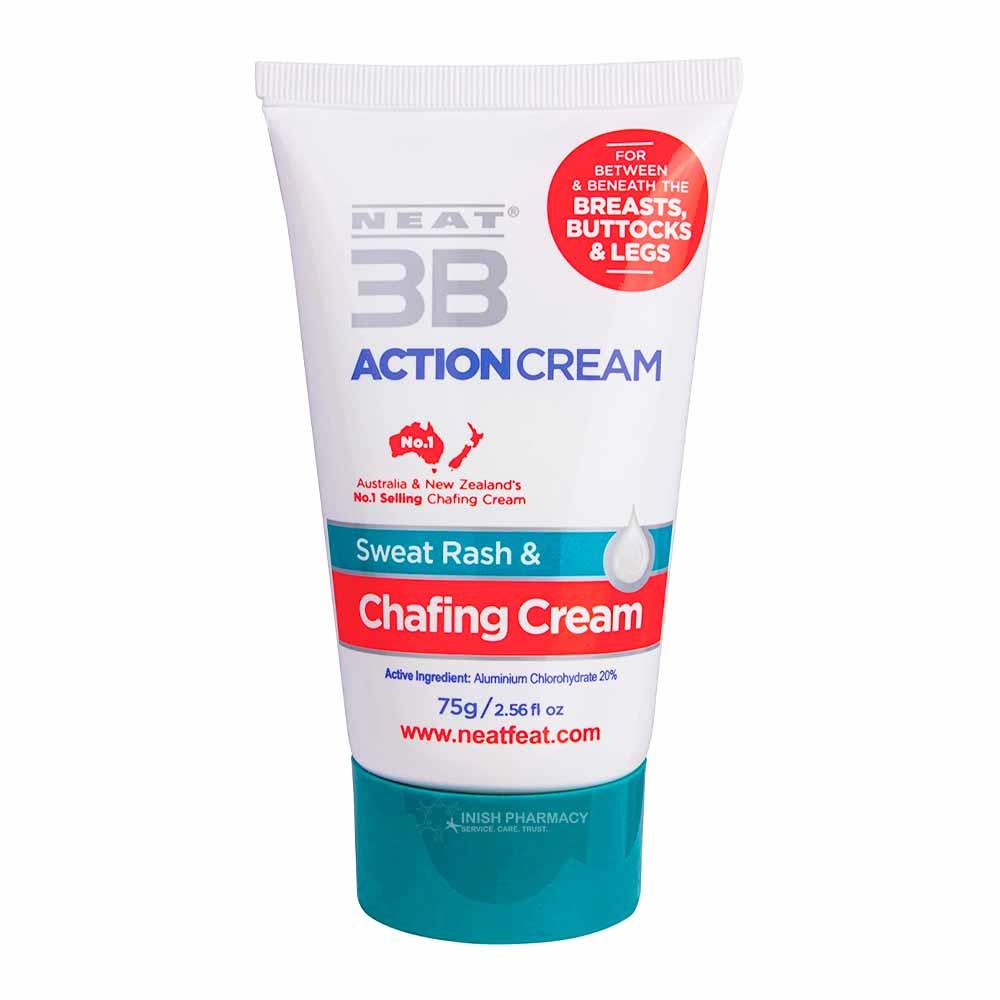 Neat 3B Action Cream For Sweat Rash and Chafing 75g