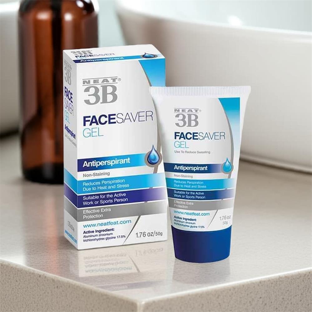 Neat 3B Face Saver Facial Anti-Perspirant Gel 50g