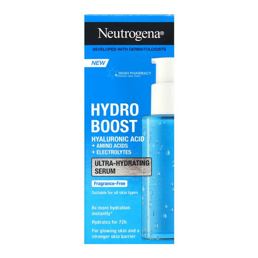 Neutrogena Hydro Boost Hyaluronic Acid Ultra-Hydrating Fragrance Free Serum 30ml