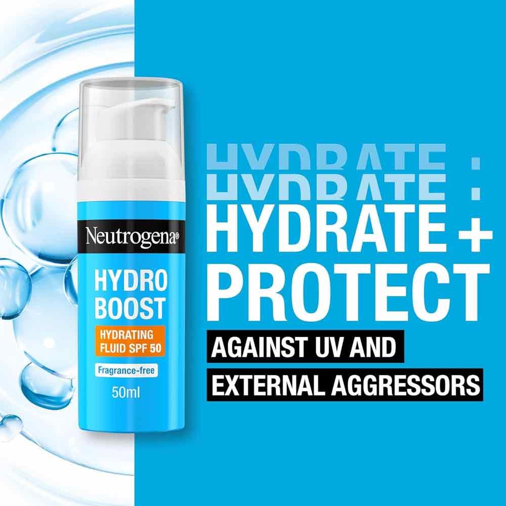 Neutrogena Hydro Boost Hyaluronic Acid SPF50 Hydrating Fluid 50ml