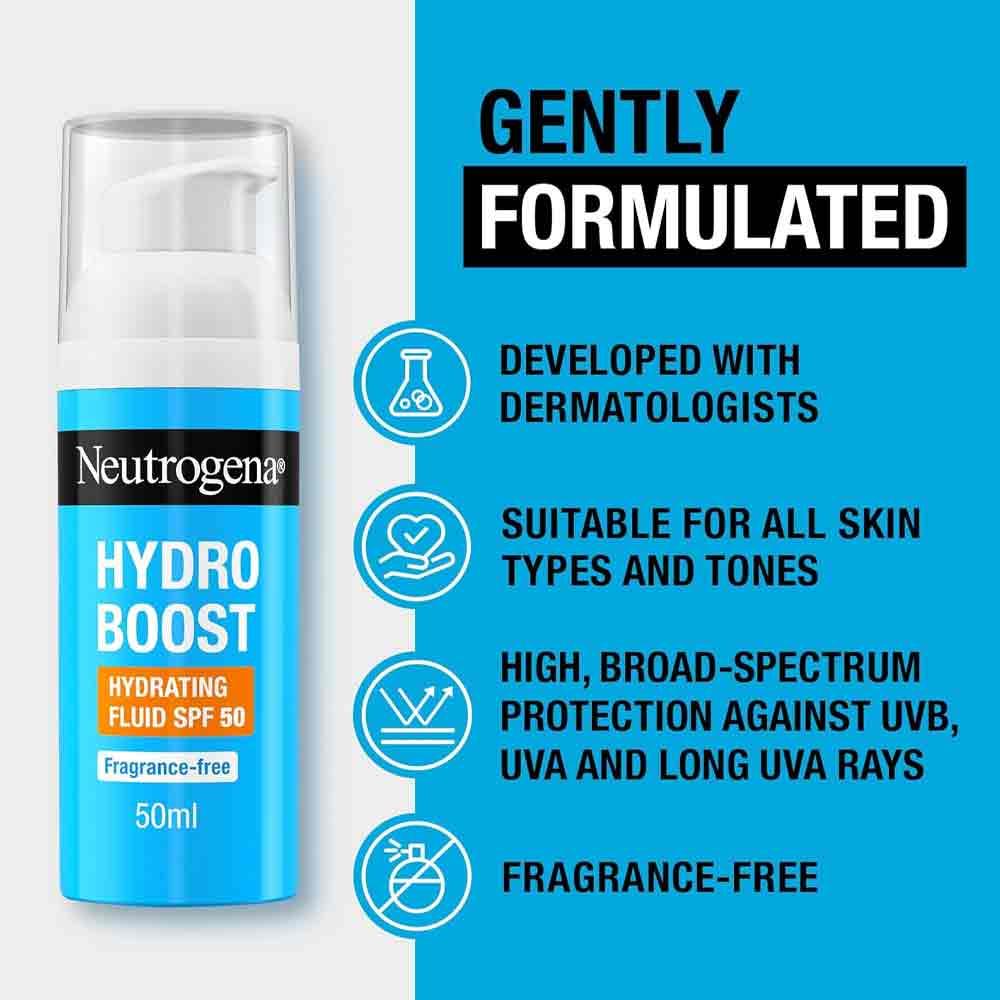 Neutrogena Hydro Boost Hyaluronic Acid SPF50 Hydrating Fluid 50ml