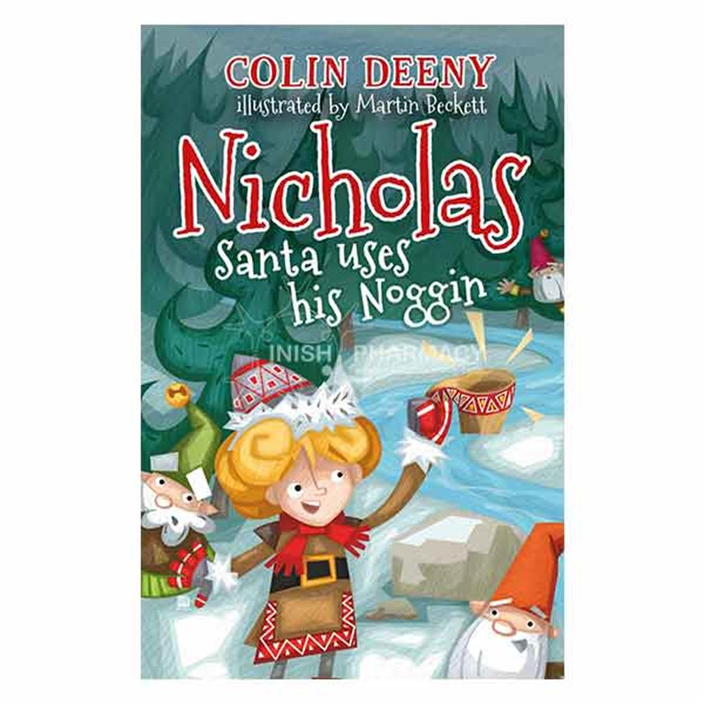 Nicholas Santa uses his Noggin Book