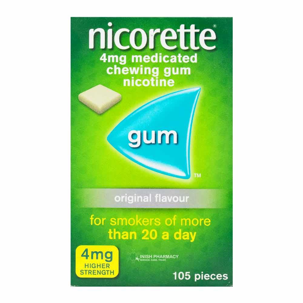 Nicorette 4mg Original Gum 105 Pieces