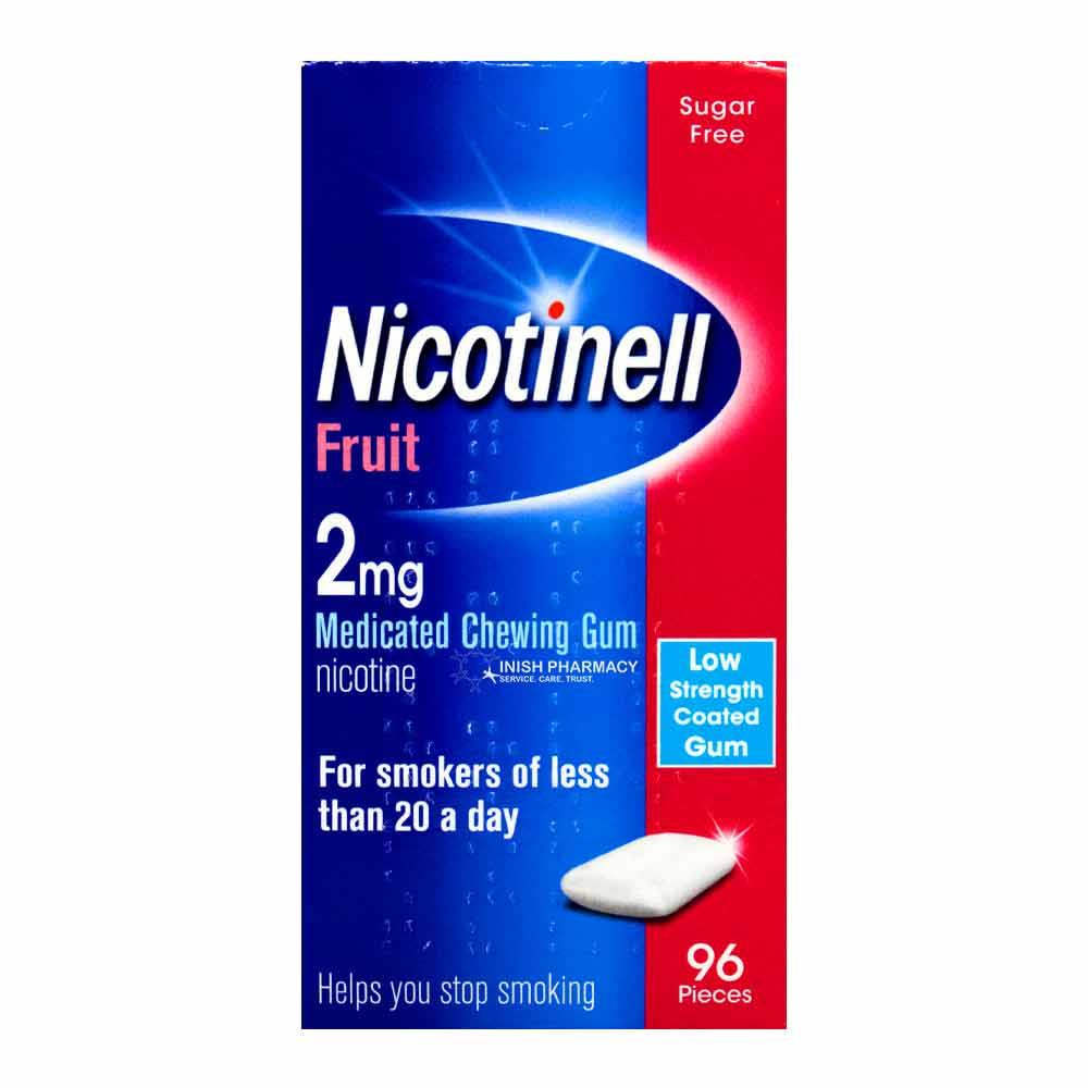Nicotinell 2mg Fruit Gum 96 Pack