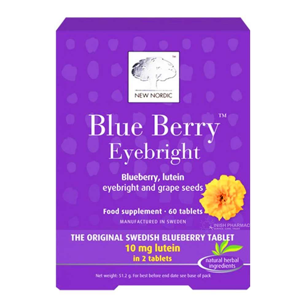 New Nordic Blue Berry Eyebright 60 Pack