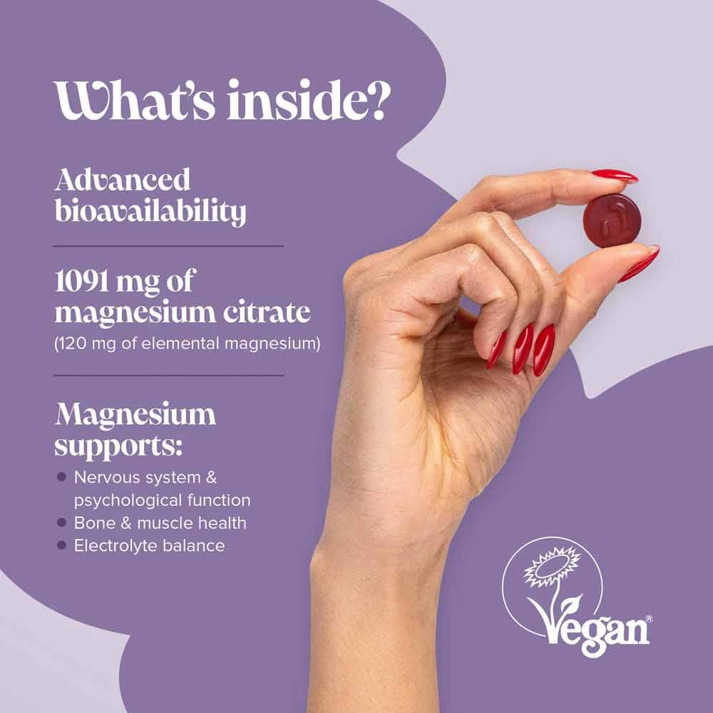 Novomins Nutrition Magnesium Sugar Free Gummies 60 Pack