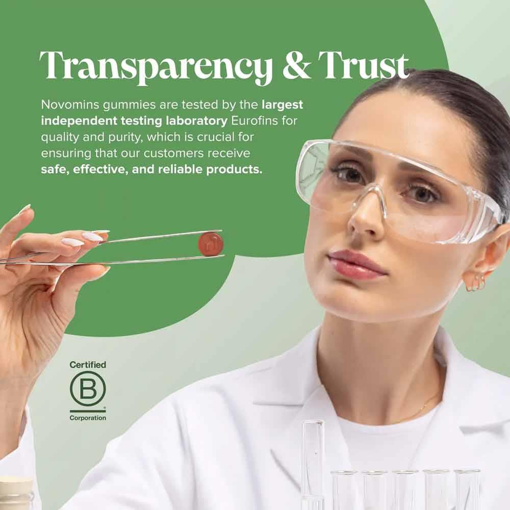 Novomins Nutrition Lion's Mane Gummies 60 Pack