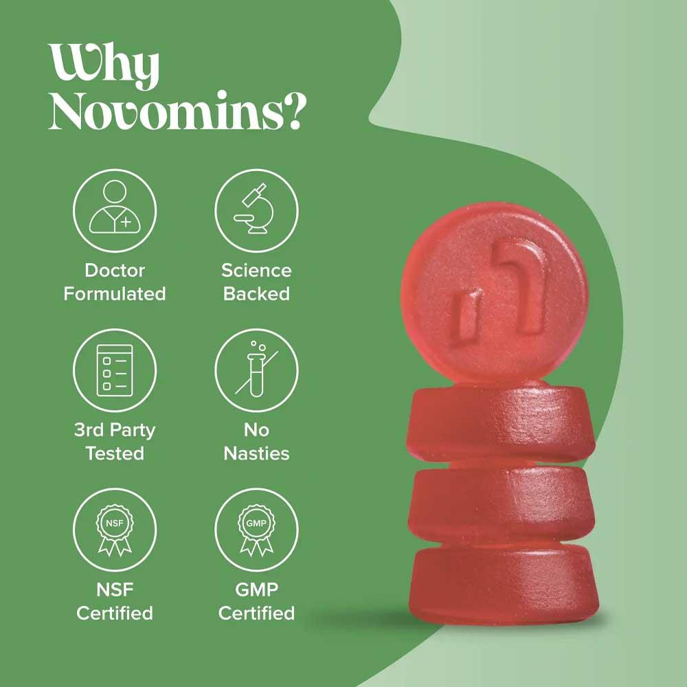 Novomins Nutrition Lion's Mane Gummies 60 Pack