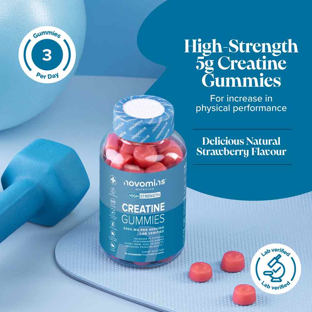 Novomins Nutrition Creatine Gummies 90 Pack