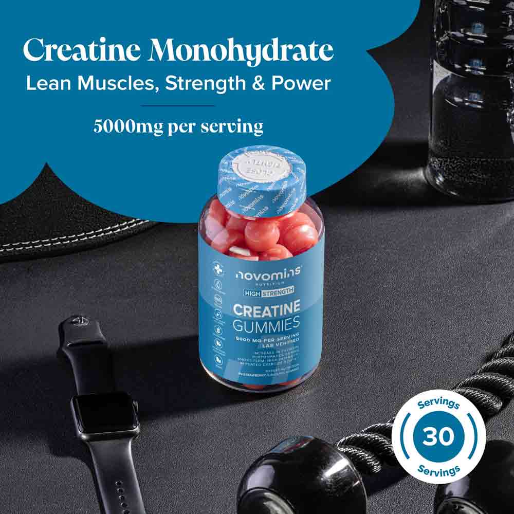 Novomins Nutrition Creatine Gummies 90 Pack