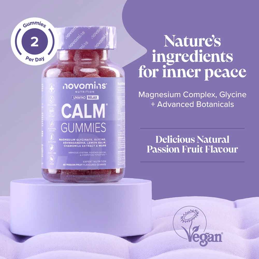 Novomins Nutrition Calm Gummies 60 Pack