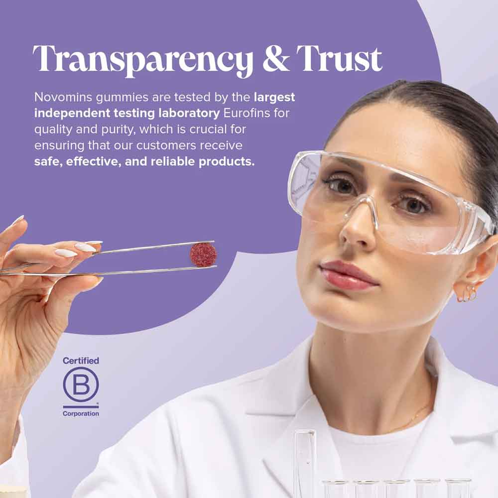 Novomins Nutrition Calm Gummies 60 Pack