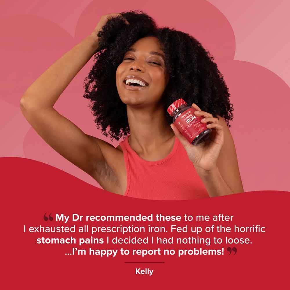 Novomins Nutrition High Strength Iron Gummies 60 Pack