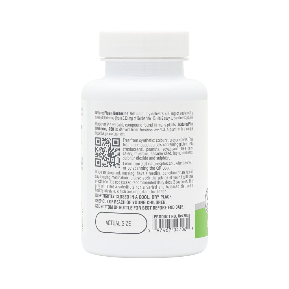 Natures Plus PRO Berberine 750mg 60 Capsules