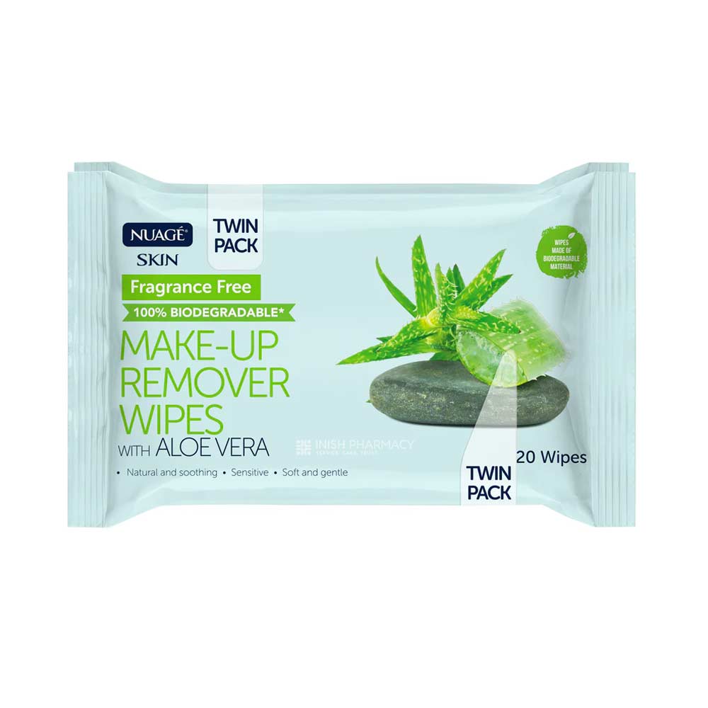 Nuage Make Up Remover Wipes 2x20 Pack