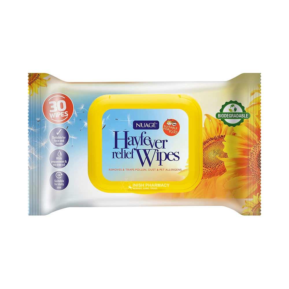 Nuage Hayfever Relief Wipes 30 Pack