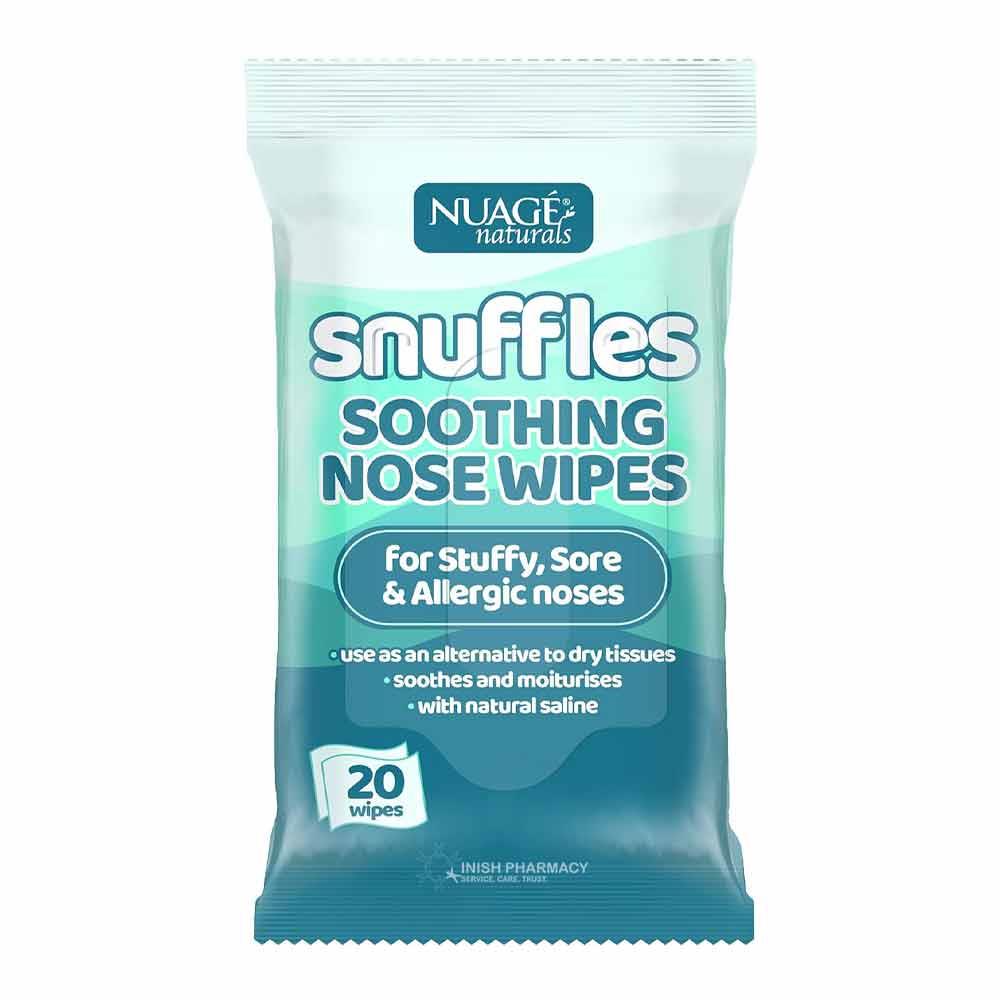 Nuage Snuffles Soothing Nose Wipes 20 Pack