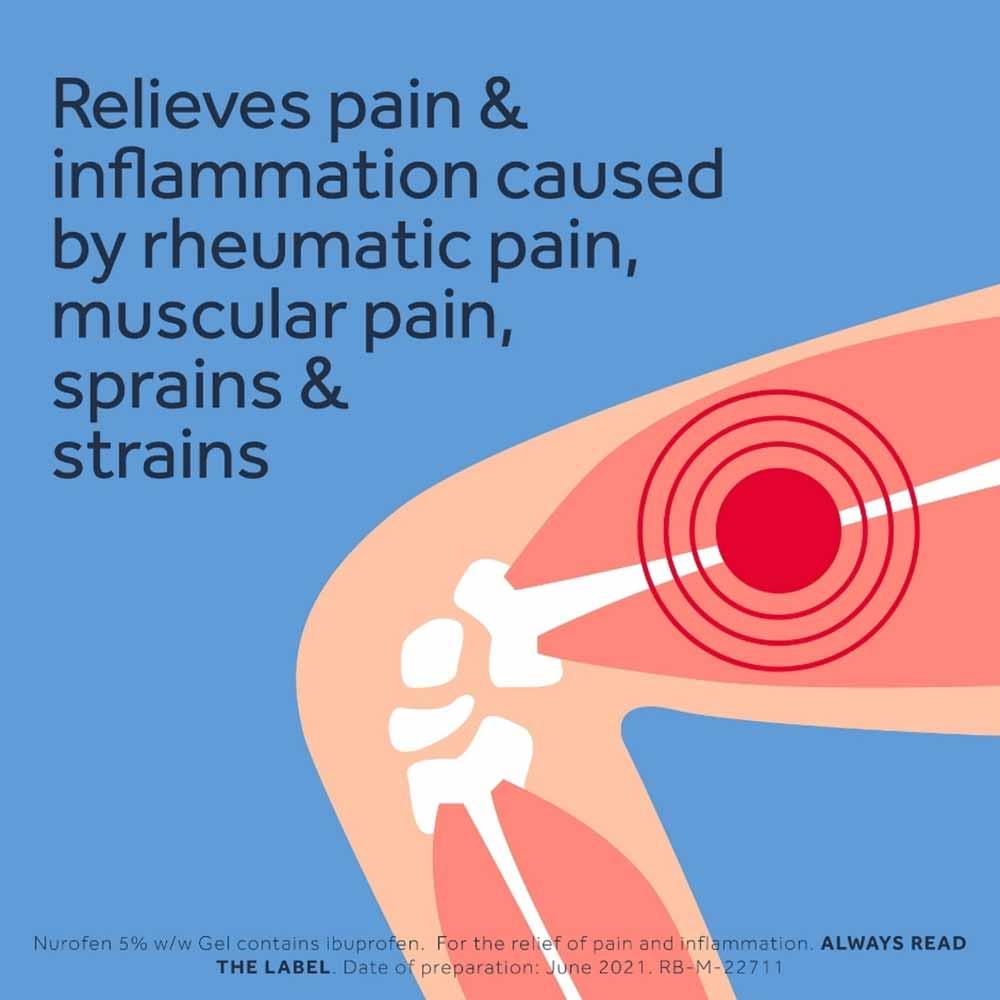 Nurofen 5% Ibuprofen Pain Relieving Gel 30g