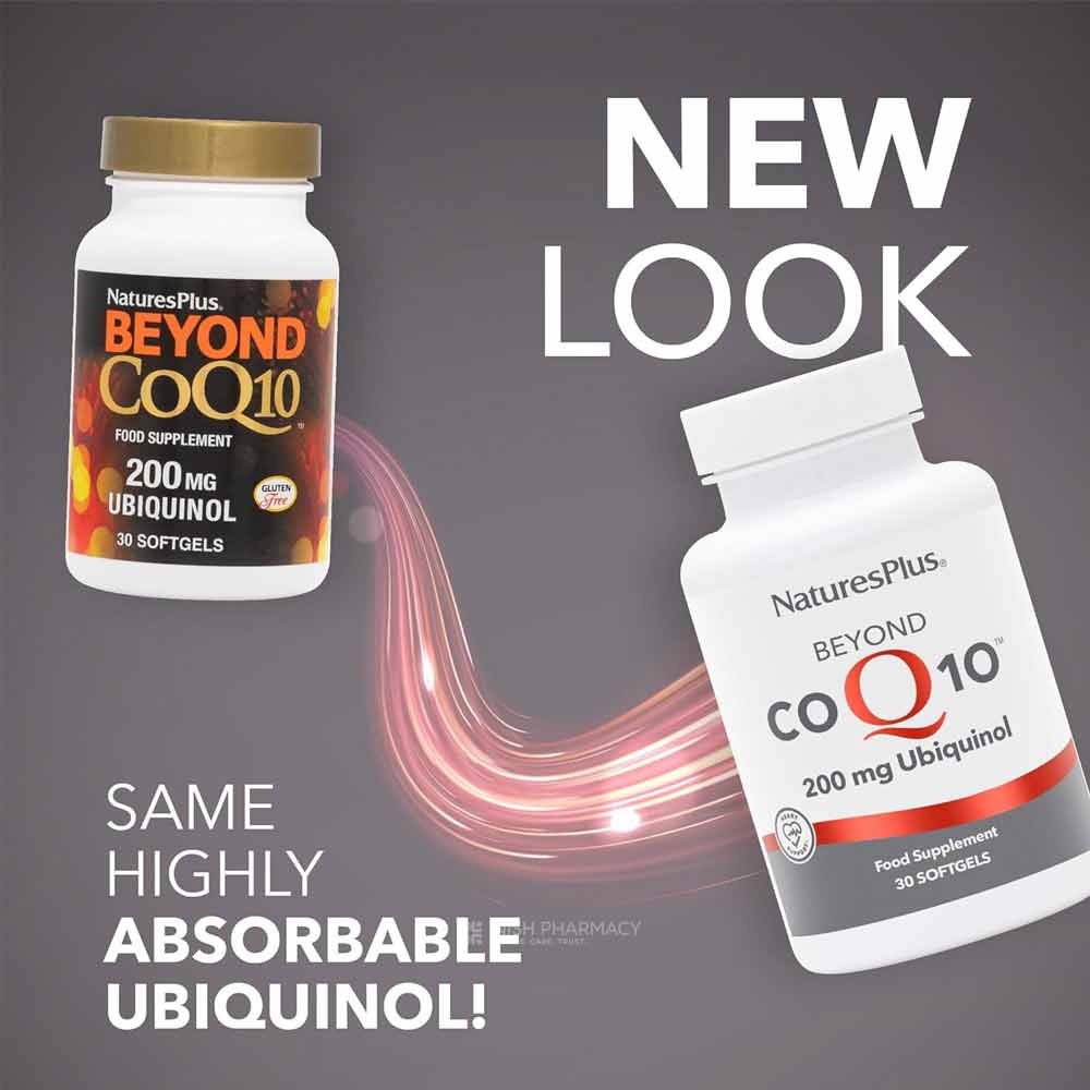 Natures Plus Beyond COQ10 200mg Ubiquinol 60 Softgels