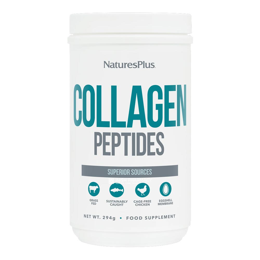Natures Plus Collagen Peptides Powder with Vitamin C 294g – vitamin C to support a healthy immune system