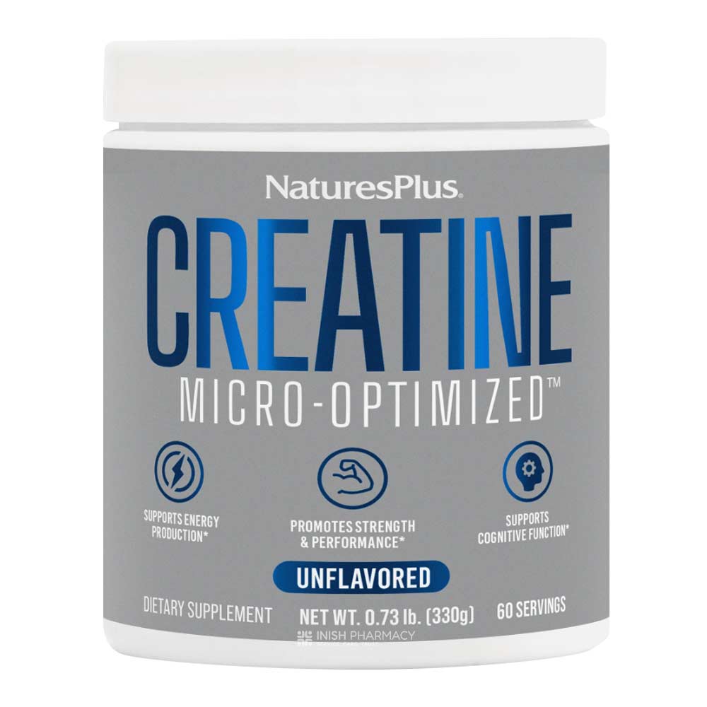 Natures Plus Creatine Micro Optimised Unflavoured 330g