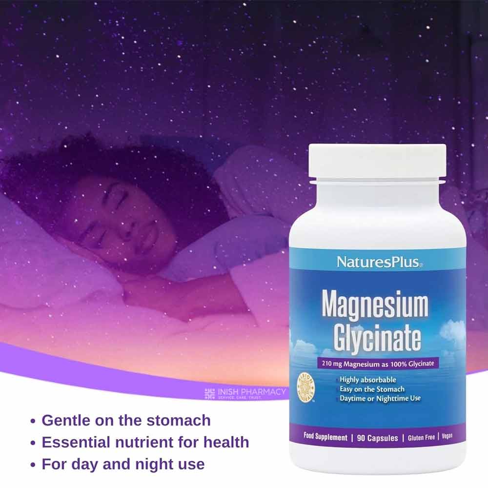 Natures Plus Magnesium Glycinate 90 Capsules