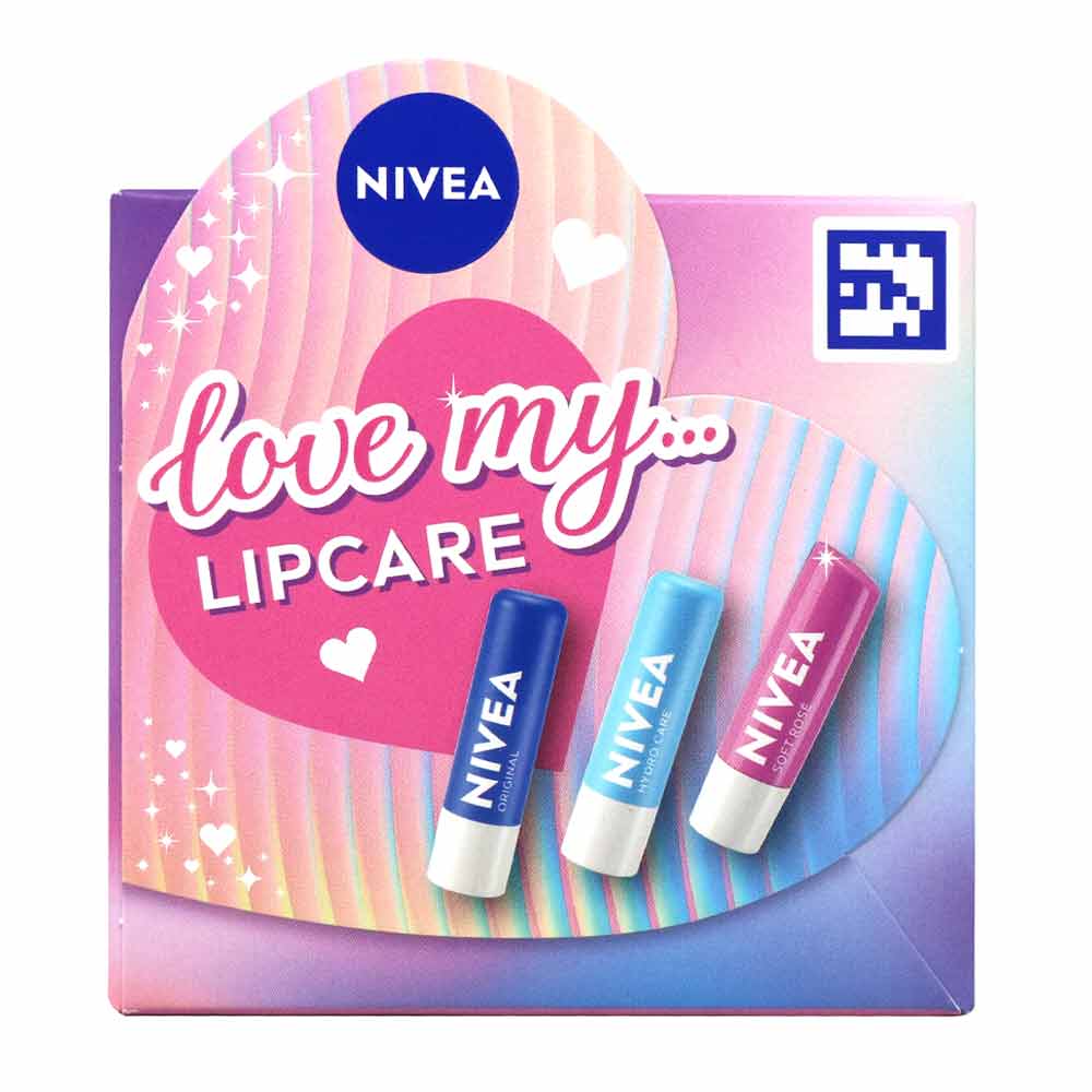 Nivea Love My Lipcare 3 Piece Giftset