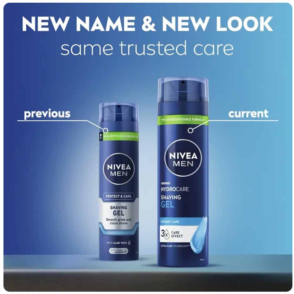 Nivea Men Hydrocare Shaving Gel 200ml